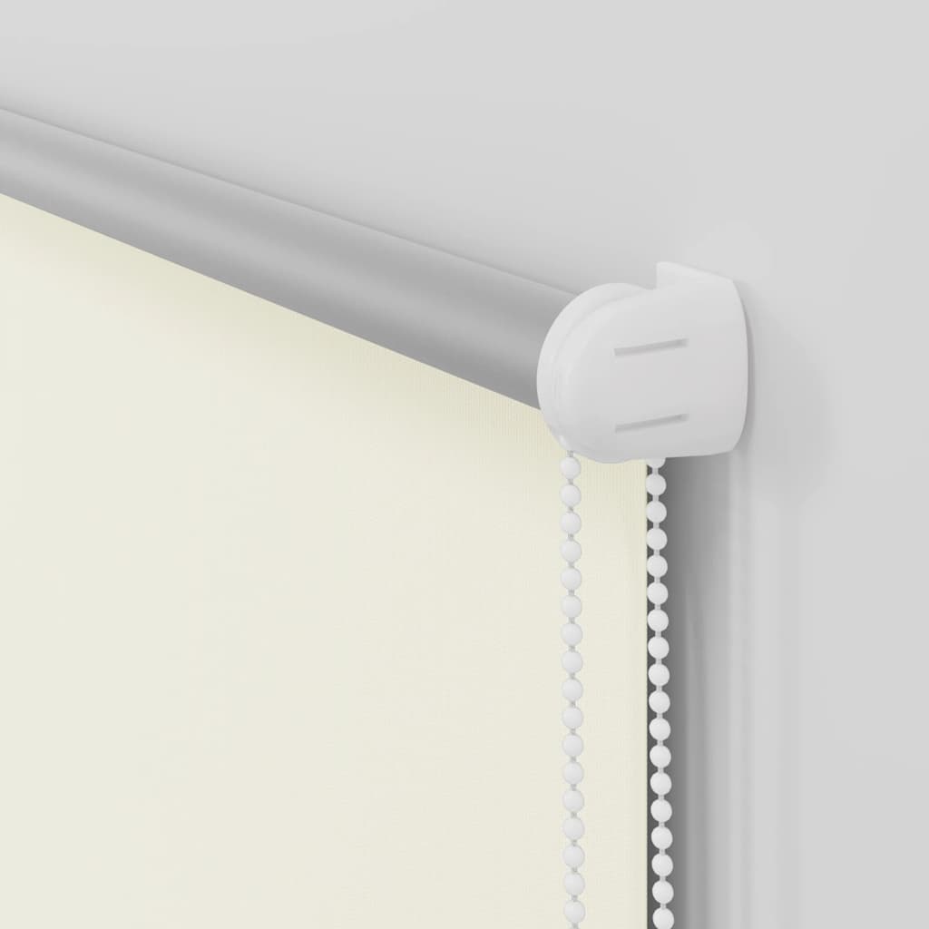 Roller Blind Blackout Off White 65x230 cm Fabric Width 60.7 cm Polyester
