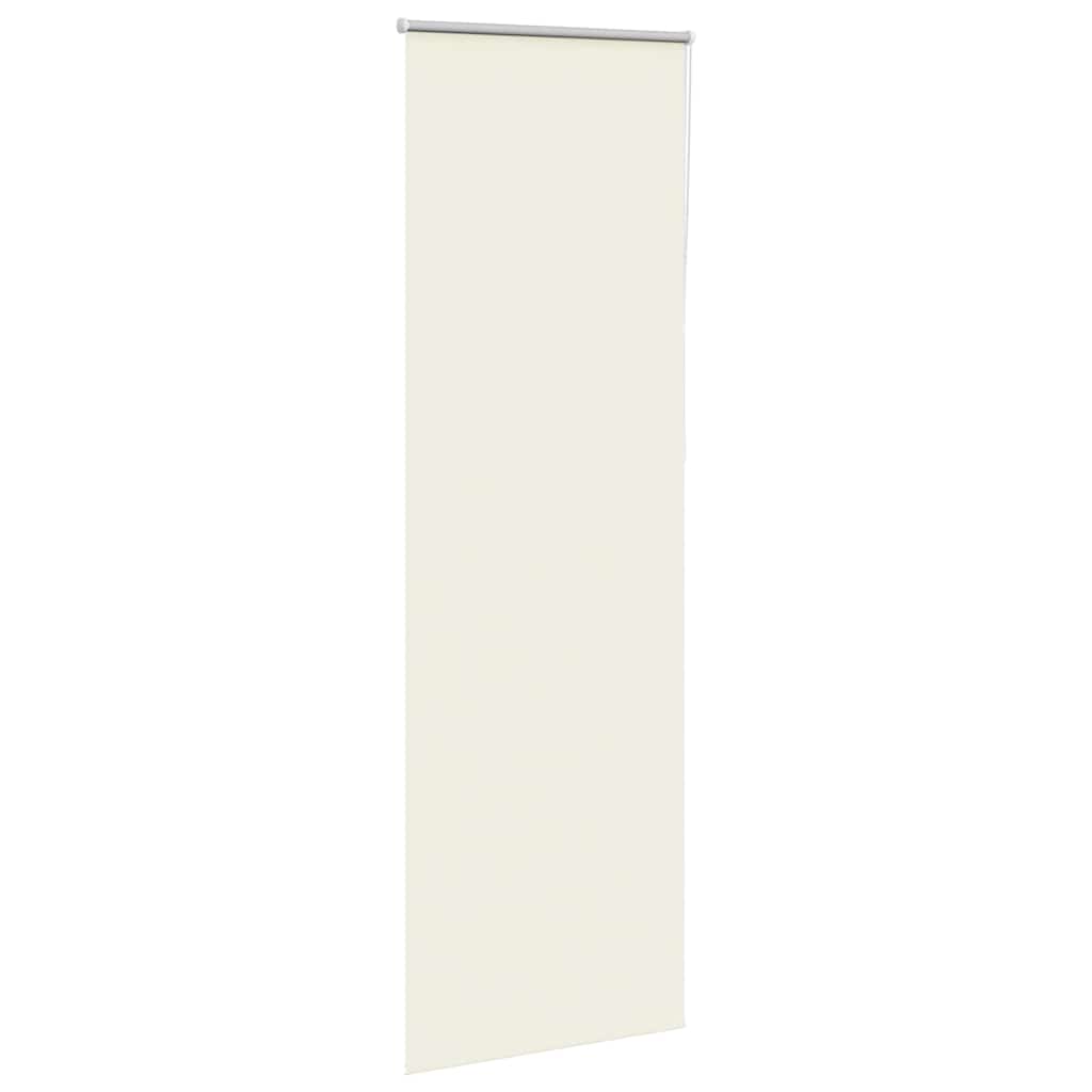 Roller Blind Blackout Off White 65x230 cm Fabric Width 60.7 cm Polyester