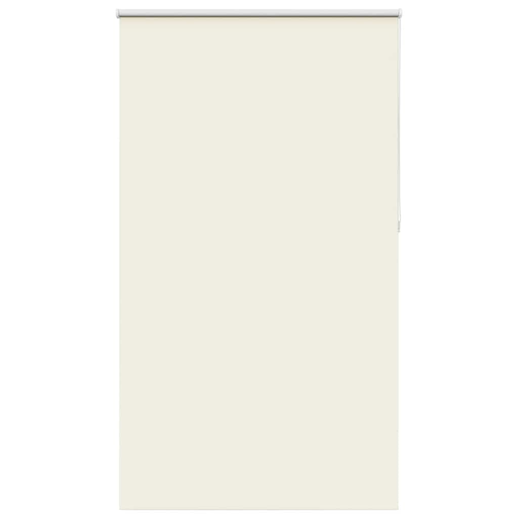 Roller Blind Blackout Off White 130x230 cm Fabric Width 126.6 cm Polyester