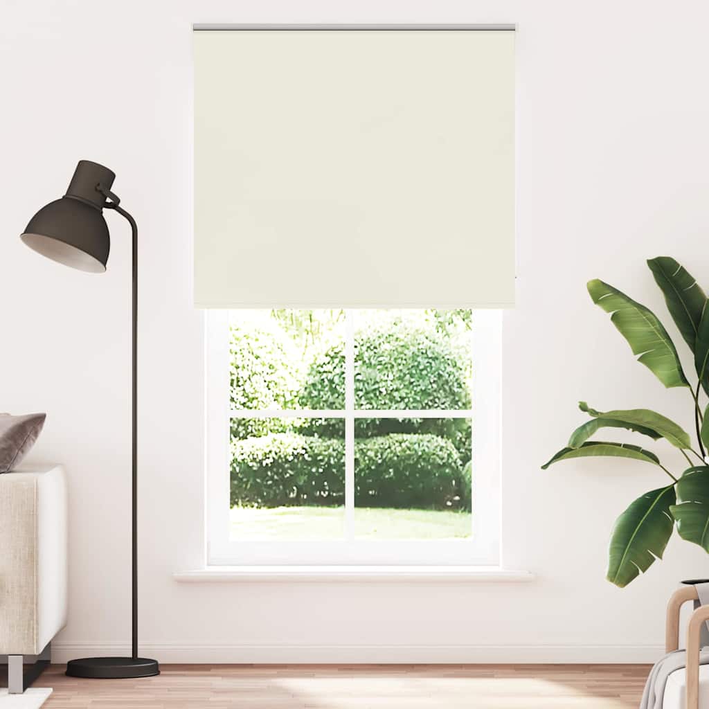 Roller Blind Blackout Off White 140x230cm Fabric Width 136.6cm