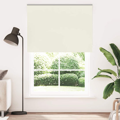 Roller Blind Blackout Off White 165x230 cm Fabric Width 161,6 cm Polyester