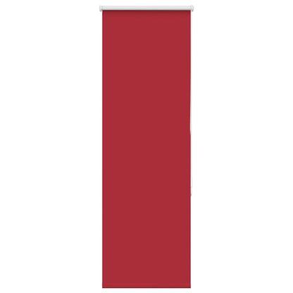 Roller Blind Blackout Red 50x130 cm Fabric Width 45.7 cm Polyester