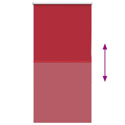 Roller Blind Blackout Red 65x150 cm Fabric Width 60.7 cm Polyester