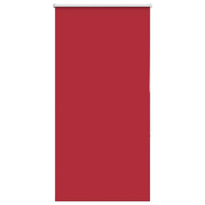 Roller Blind Blackout Red 80x150 cm Fabric Width 75.7 cm Polyester
