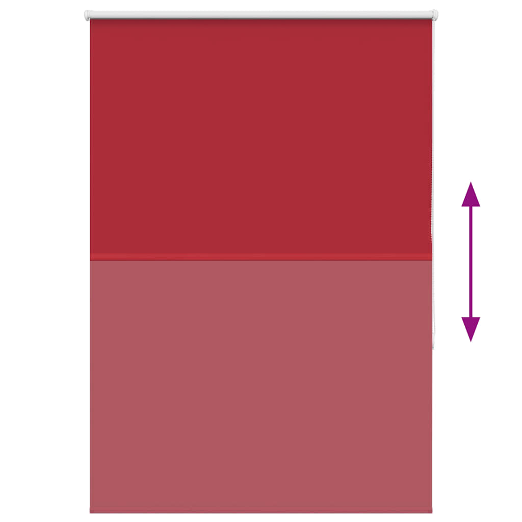 Roller Blind Blackout Red 105x150 cm Fabric Width 100.7 cm Polyester