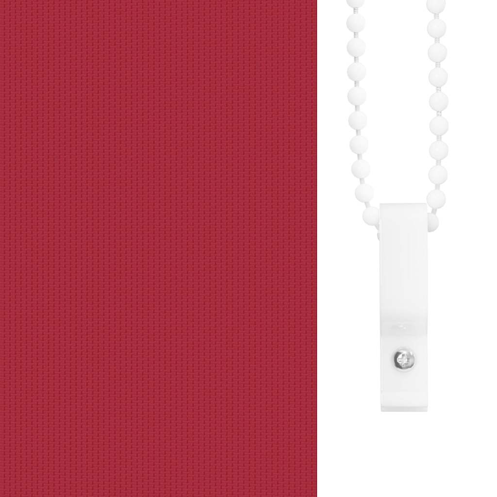 Roller Blind Blackout Red 155x150 cm Fabric Width 151.6 cm Polyester
