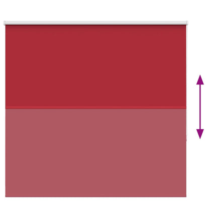 Roller Blind Blackout Red 165x150 cm Fabric Width 161.6 cm Polyester