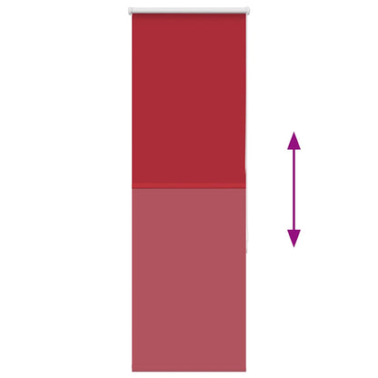 Roller Blind Blackout Red 40x175 cm Fabric Width 35.7 cm Polyester