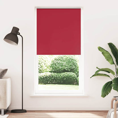 Roller Blind Blackout Red 105x210 cm Fabric Width 100.7 cm Polyester