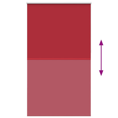 Roller Blind Blackout Red 135x210 cm Fabric Width 131.6 cm Polyester