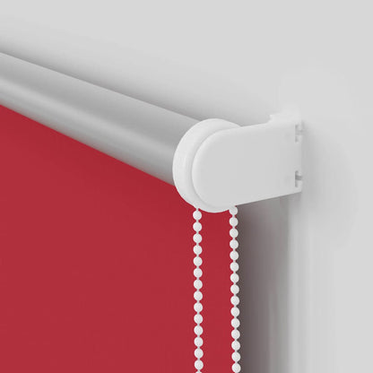 Roller Blind Blackout Red 135x210 cm Fabric Width 131.6 cm Polyester
