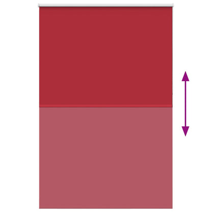 Roller Blind Blackout Red 155x210 cm Fabric Width 151.6 cm Polyester