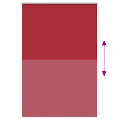 Roller Blind Blackout Red 160x210 cm Fabric Width 156.6 cm Polyester