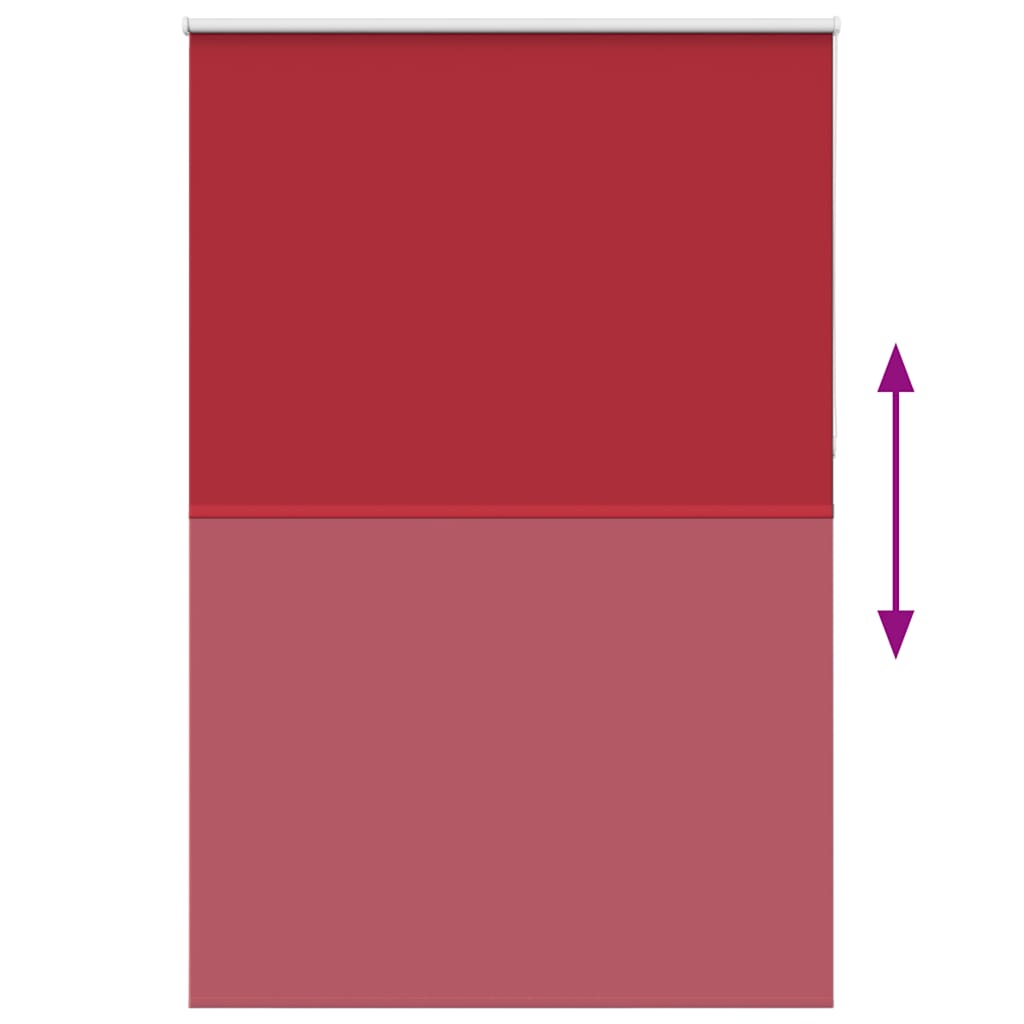 Roller Blind Blackout Red 165x210 cm Fabric Width 161.6 cm Polyester