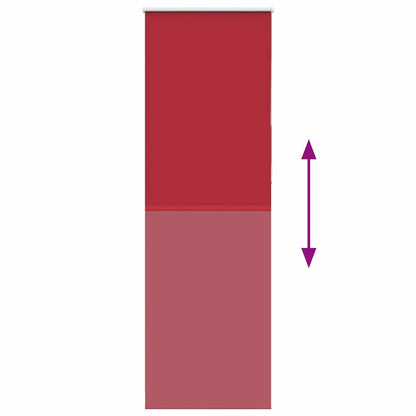 Roller Blind Blackout Red 80x230 cm Fabric Width 75.7 cm Polyester