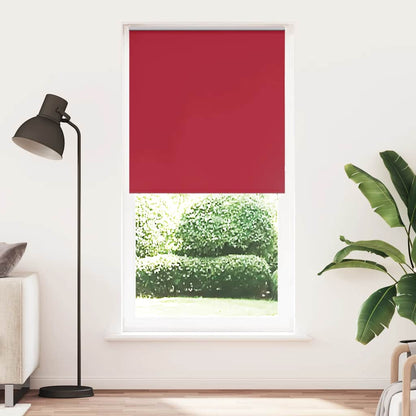 Roller Blind Blackout Red 115x230 cm Fabric Width 110.7 cm Polyester