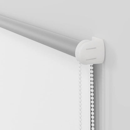 Roller Blind Blackout White 75x130 cm Fabric Width 70.7 cm Polyester