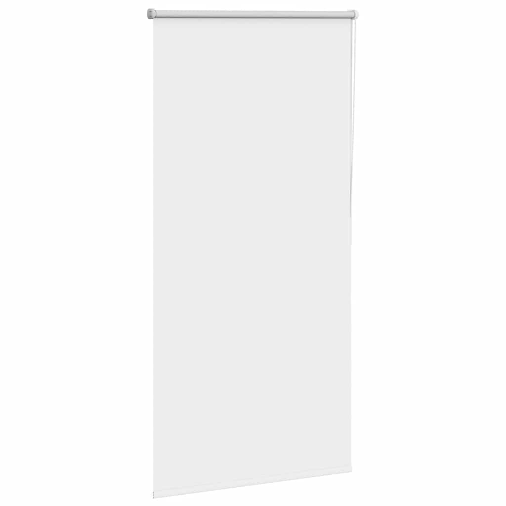 Roller Blind Blackout White 85x130 cm Fabric Width 80.7 cm Polyester