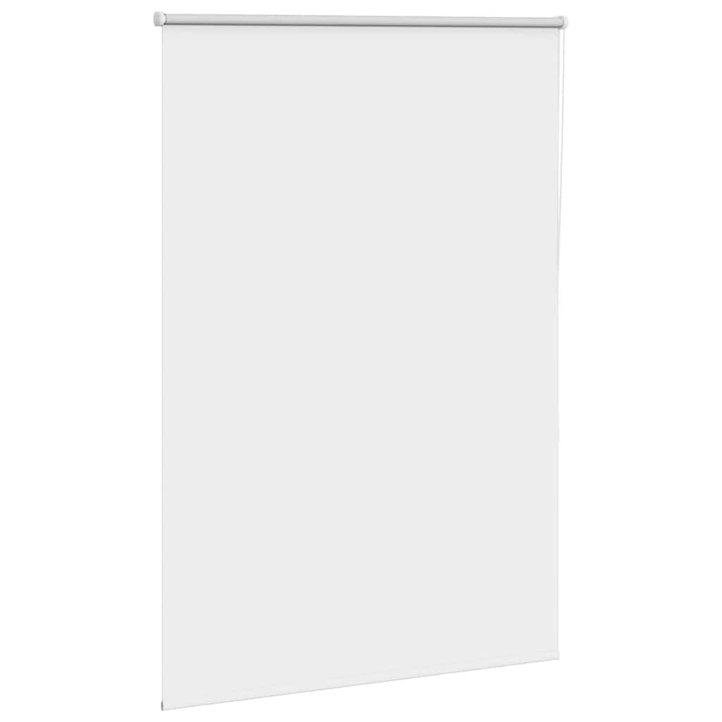 Roller Blind Blackout White 105x130 cm Fabric Width 100.7 cm Polyester