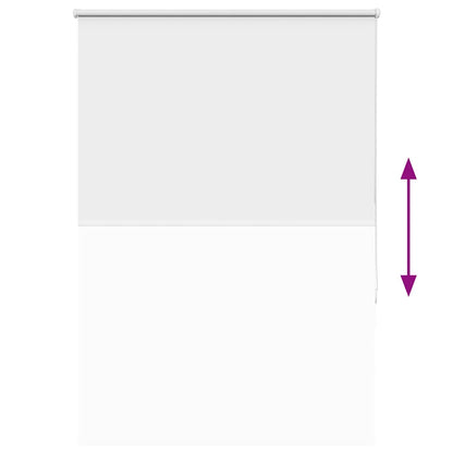 Roller Blind Blackout White 110x130 cm Fabric Width 105.7 cm Polyester