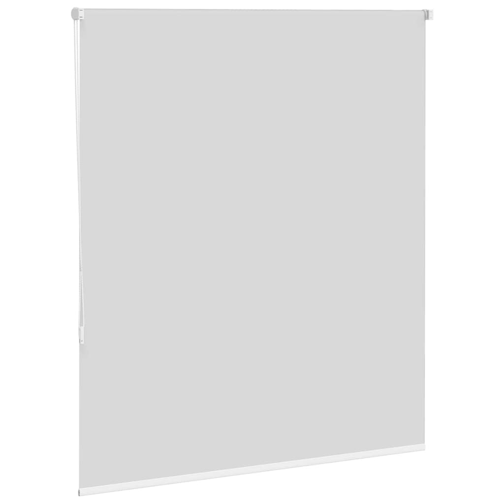 Roller Blind Blackout White 140x130 cm Fabric Width 136.6 cm Polyester