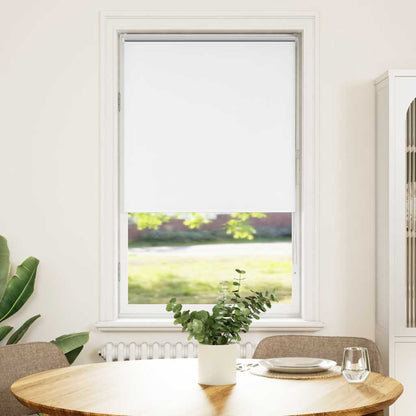 Roller Blind Blackout White 65x150 cm Fabric Width 60.7 cm Polyester