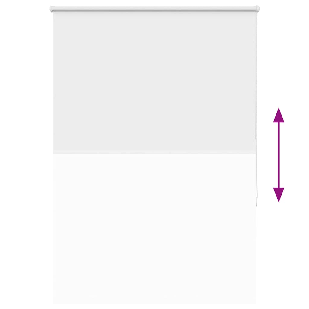 Roller Blind Blackout White 100x150 cm Fabric Width 95.7 cm Polyester