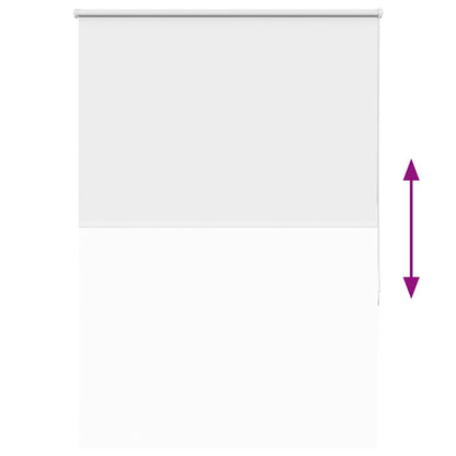 Roller Blind Blackout White 100x150 cm Fabric Width 95.7 cm Polyester