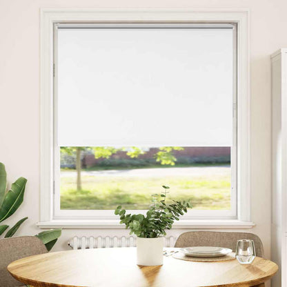 Roller Blind Blackout White 115x150 cm Fabric Width 110.7 cm Polyester