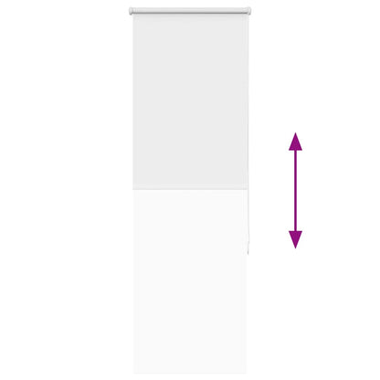 Roller Blind Blackout White 55x175 cm Fabric Width 50.7 cm Polyester