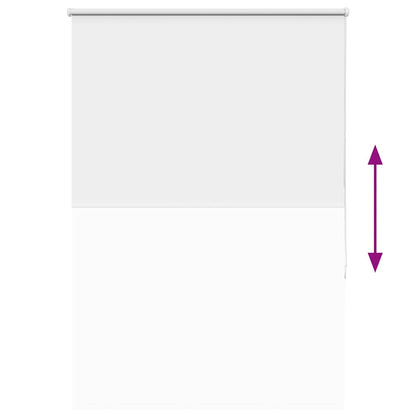 Roller Blind Blackout White 95x175 cm Fabric Width 90.7 cm Polyester
