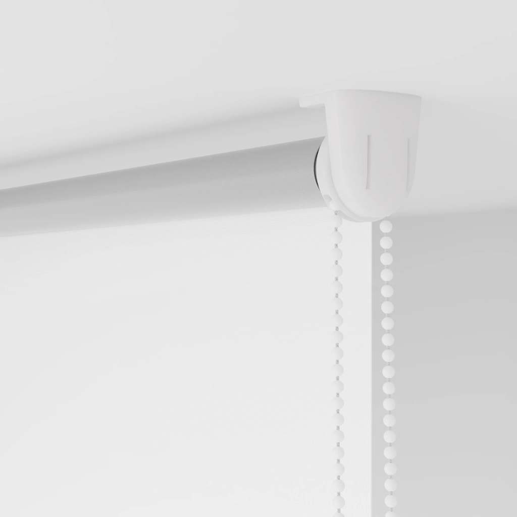 Roller Blind Blackout White 125x175 cm Fabric Width 121.6 cm