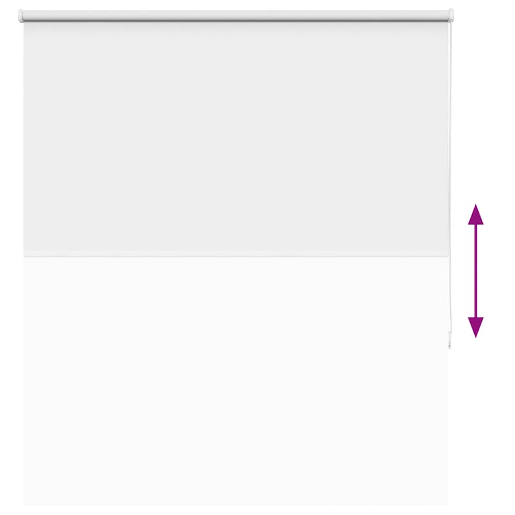 Roller Blind Blackout White 140x175 cm Fabric Width 136.6 cm Polyester