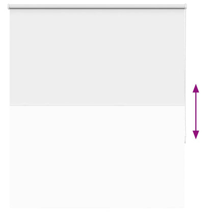 Roller Blind Blackout White 140x175 cm Fabric Width 136.6 cm Polyester