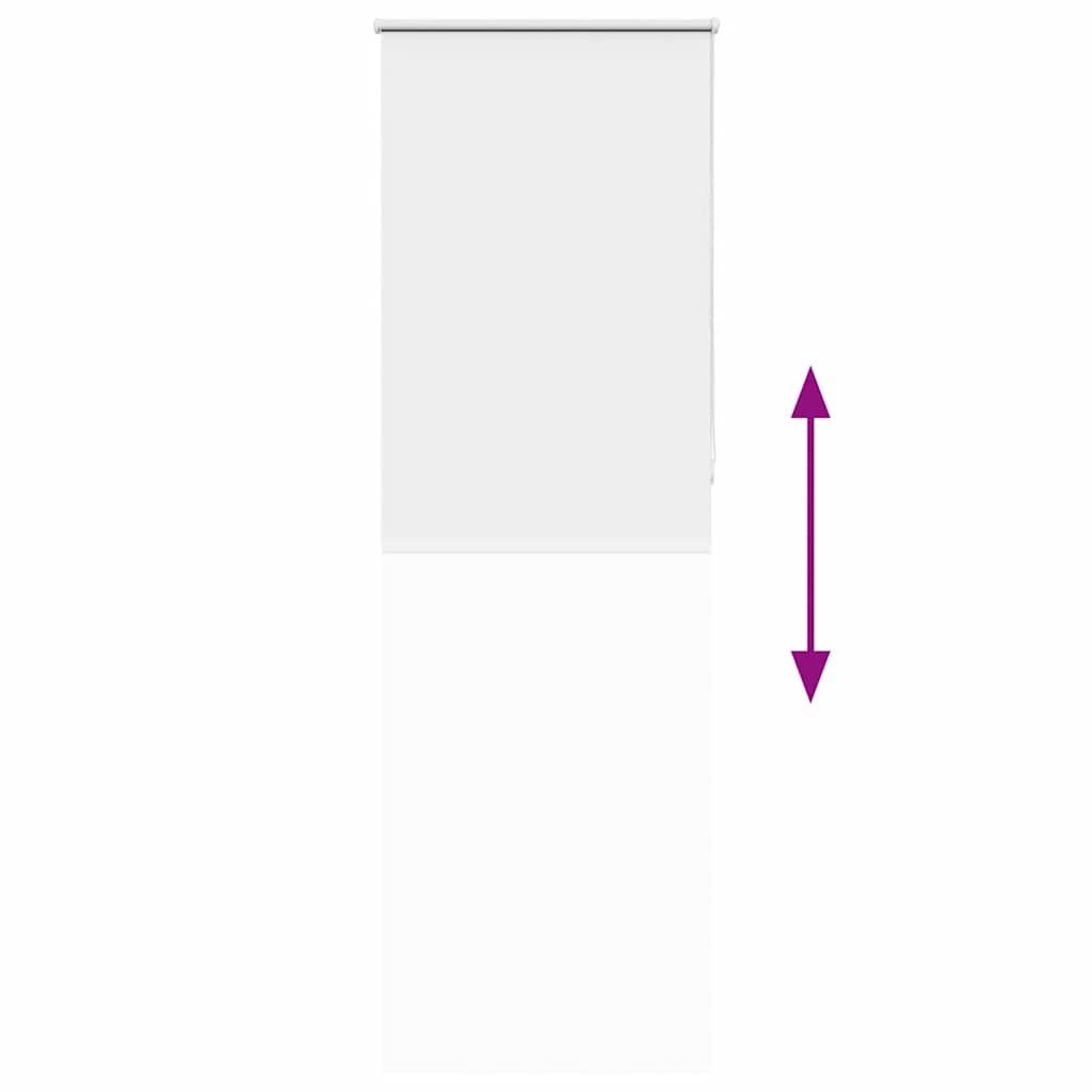 Roller Blind Blackout White 70x210 cm Fabric Width 65.7 cm Polyester
