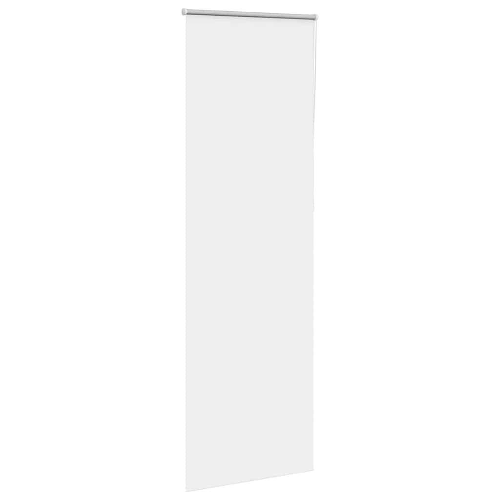 Roller Blind Blackout White 80x210 cm Fabric Width 75.7 cm Polyester
