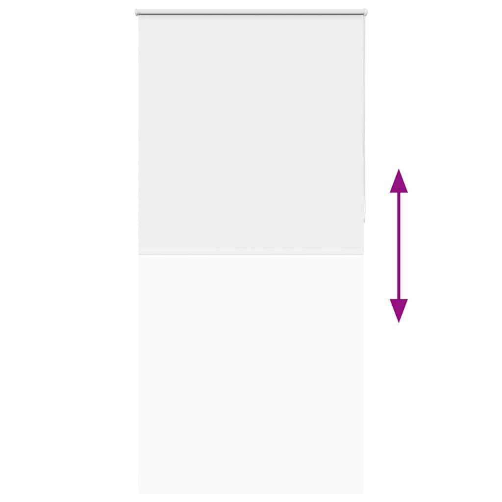 Roller Blind Blackout White 95x210 cm Fabric Width 90.7 cm Polyester