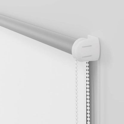 Roller Blind Blackout White 100x210 cm Fabric Width 95.7 cm Polyester
