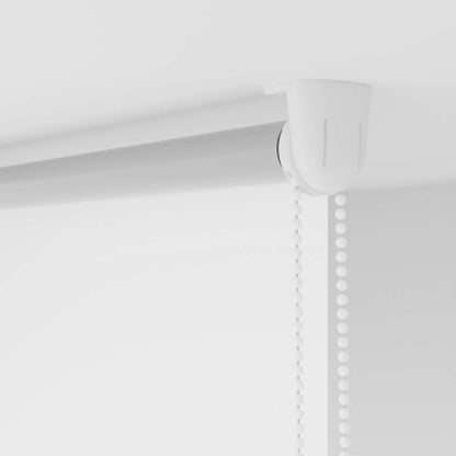 Roller Blind Blackout White 125x210 cm Fabric Width 121.6 cm