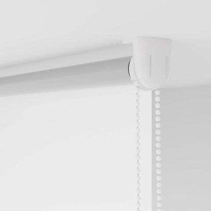 Roller Blind Blackout White 135x210 cm Fabric Width 131.6 cm