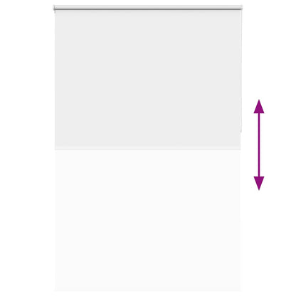 Roller Blind Blackout White 160x210 cm Fabric Width 156.6 cm Polyester