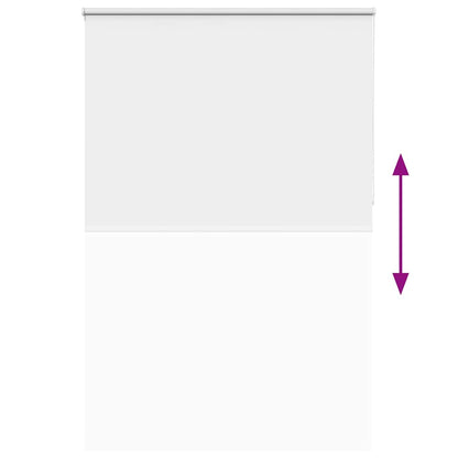Roller Blind Blackout White 165x210 cm Fabric Width 161.6 cm Polyester