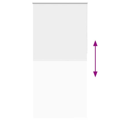 Roller Blind Blackout White 100x230 cm Fabric Width 95.7 cm Polyester
