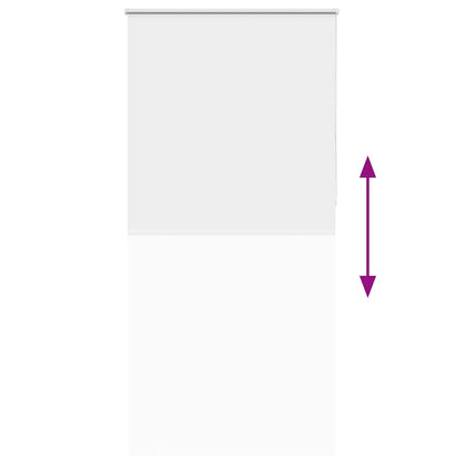 Roller Blind Blackout White 105x230 cm Fabric Width 100.7 cm Polyester