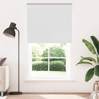 Roller Blind Blackout White 140x230 cm Fabric Width 136.6 cm Polyester