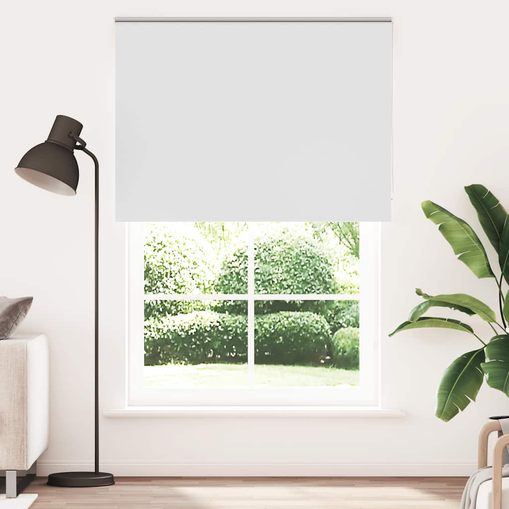 Roller Blind Blackout White 165x230 cm Fabric Width 161.6 cm Polyester