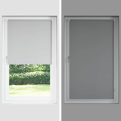 Roller Blind Blackout White 165x230 cm Fabric Width 161.6 cm Polyester