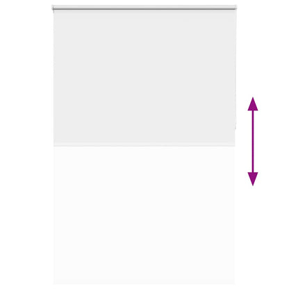 Roller Blind Blackout White 165x230 cm Fabric Width 161.6 cm Polyester