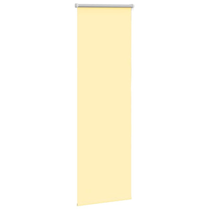 Roller Blind Blackout Yellow 40x130 cm Fabric Width 35.7 cm Polyester