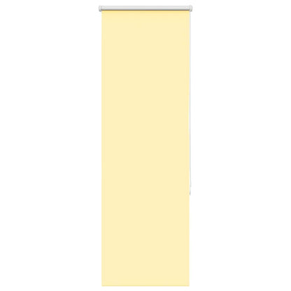 Roller Blind Blackout Yellow 45x130 cm Fabric Width 40.7 cm Polyester